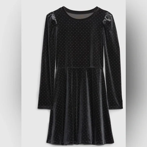 Girls Gap Velvet Dress - Picture 2 of 5